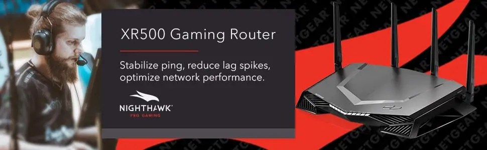 NETGEAR Nighthawk Pro Gaming XR500 Wi-Fi Router