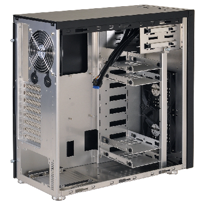 Windws 7 pro 64bit デスクトップPC 横置き LIAN LI Lian Li's Gaming Desk Features Built-In, Transparent OLED Display