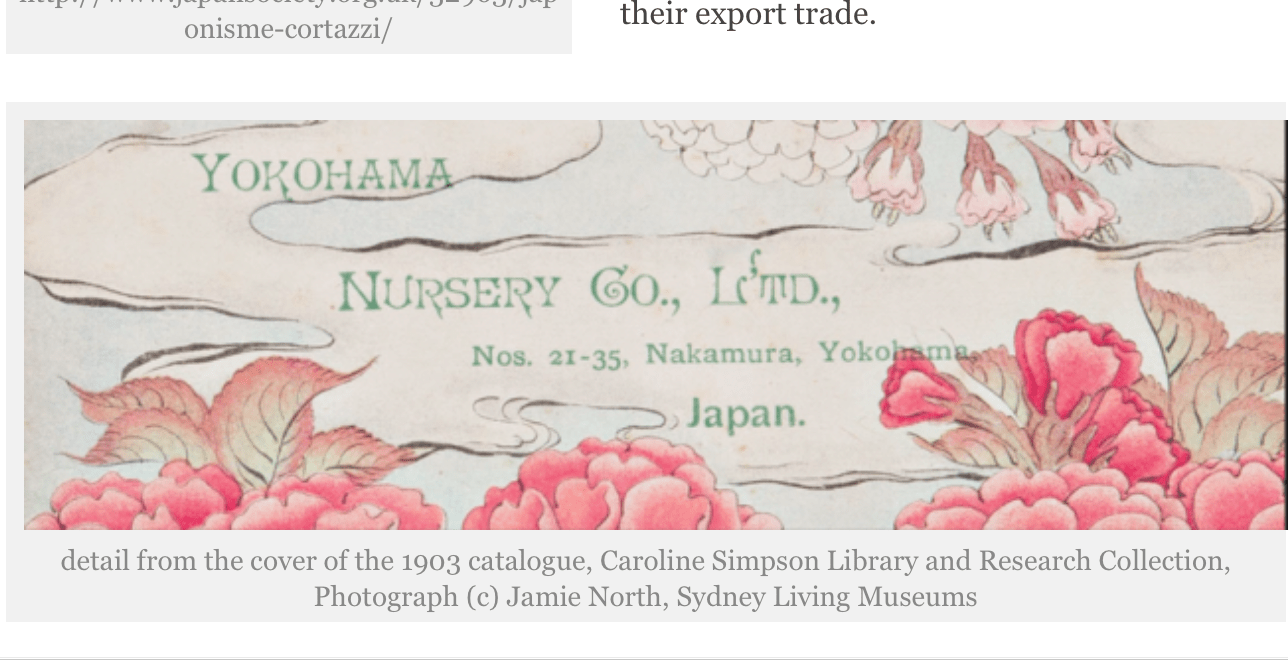 The Yokohama Nursery Company | The Garden History Blog