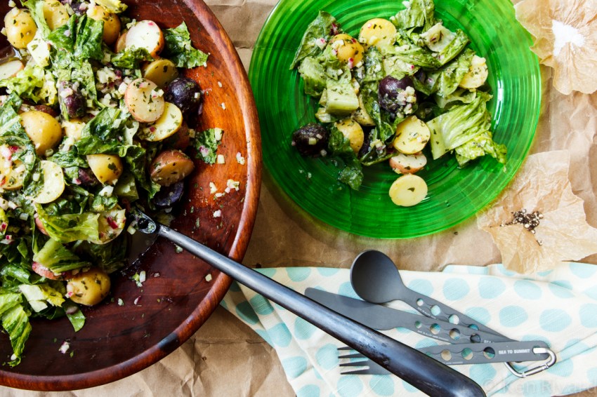 picture Betty Crocker Wilted Lettuce Salad potato salad with wilted romaine and