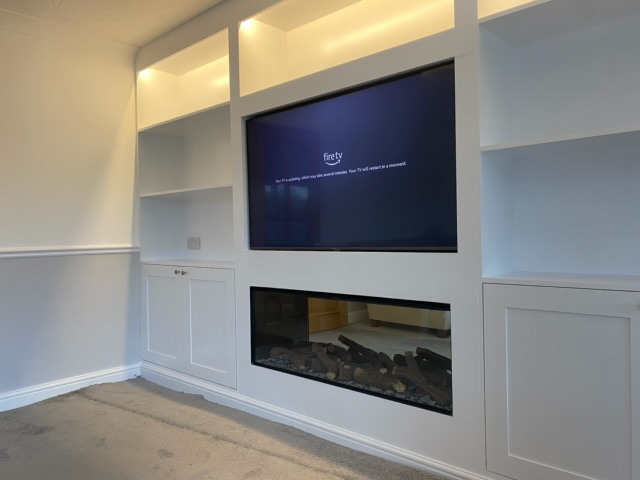 media wall showing fire detail