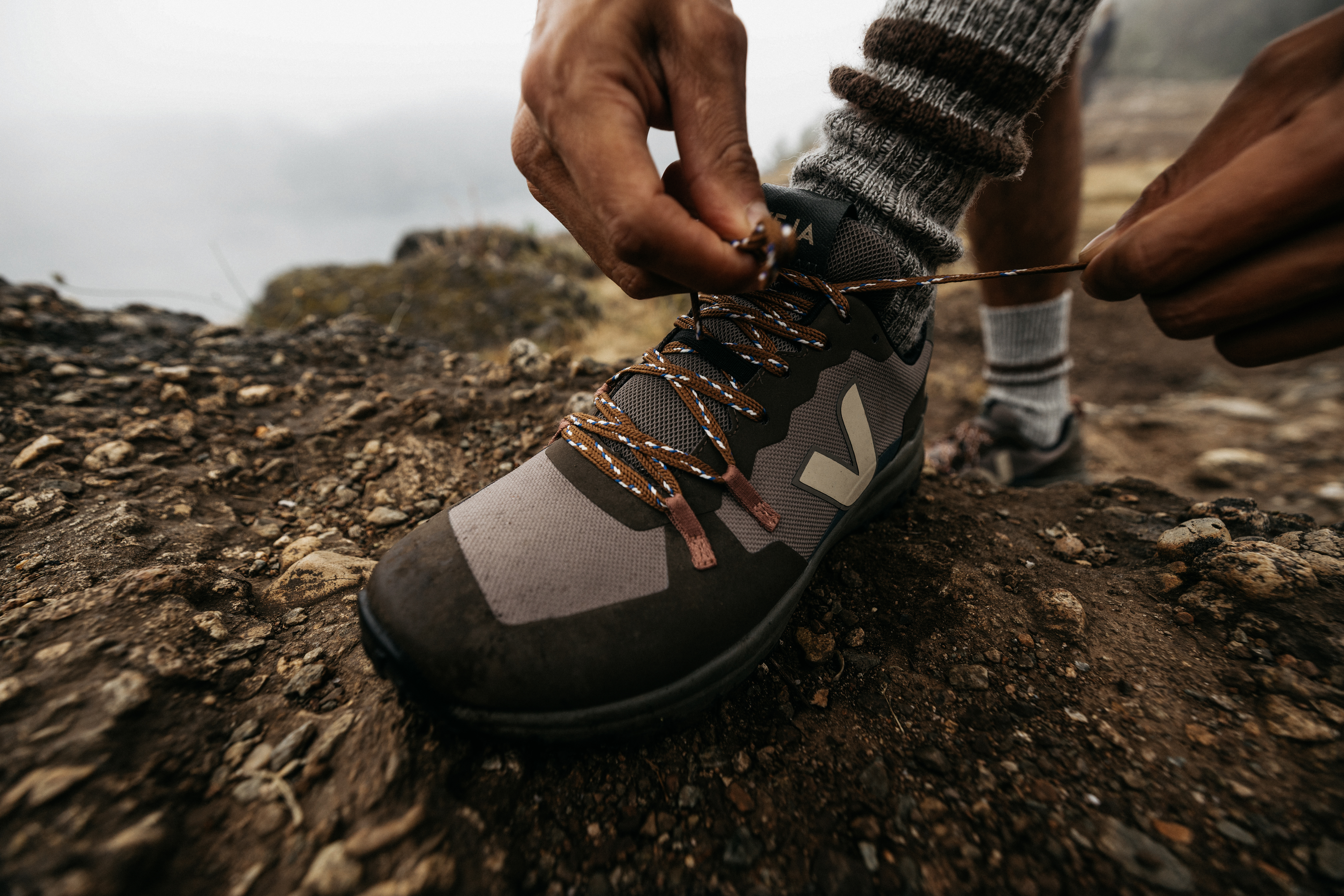 Veja and Finisterre team up for new hiking shoe - The Gear Sphere