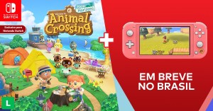 Novo Switch Lite Animal Crossing