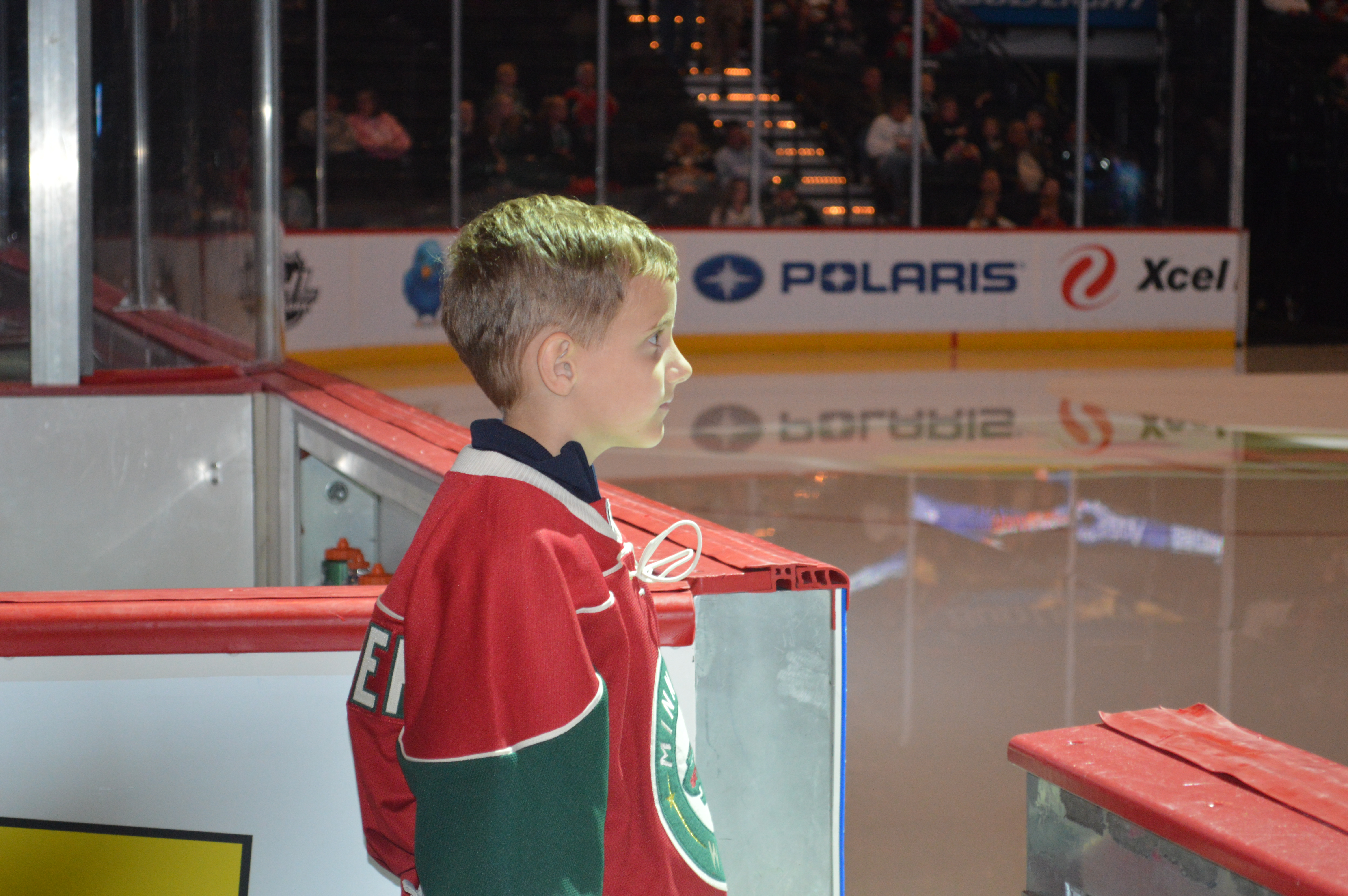 John was announced as a Hope Kid and cancer survivor.