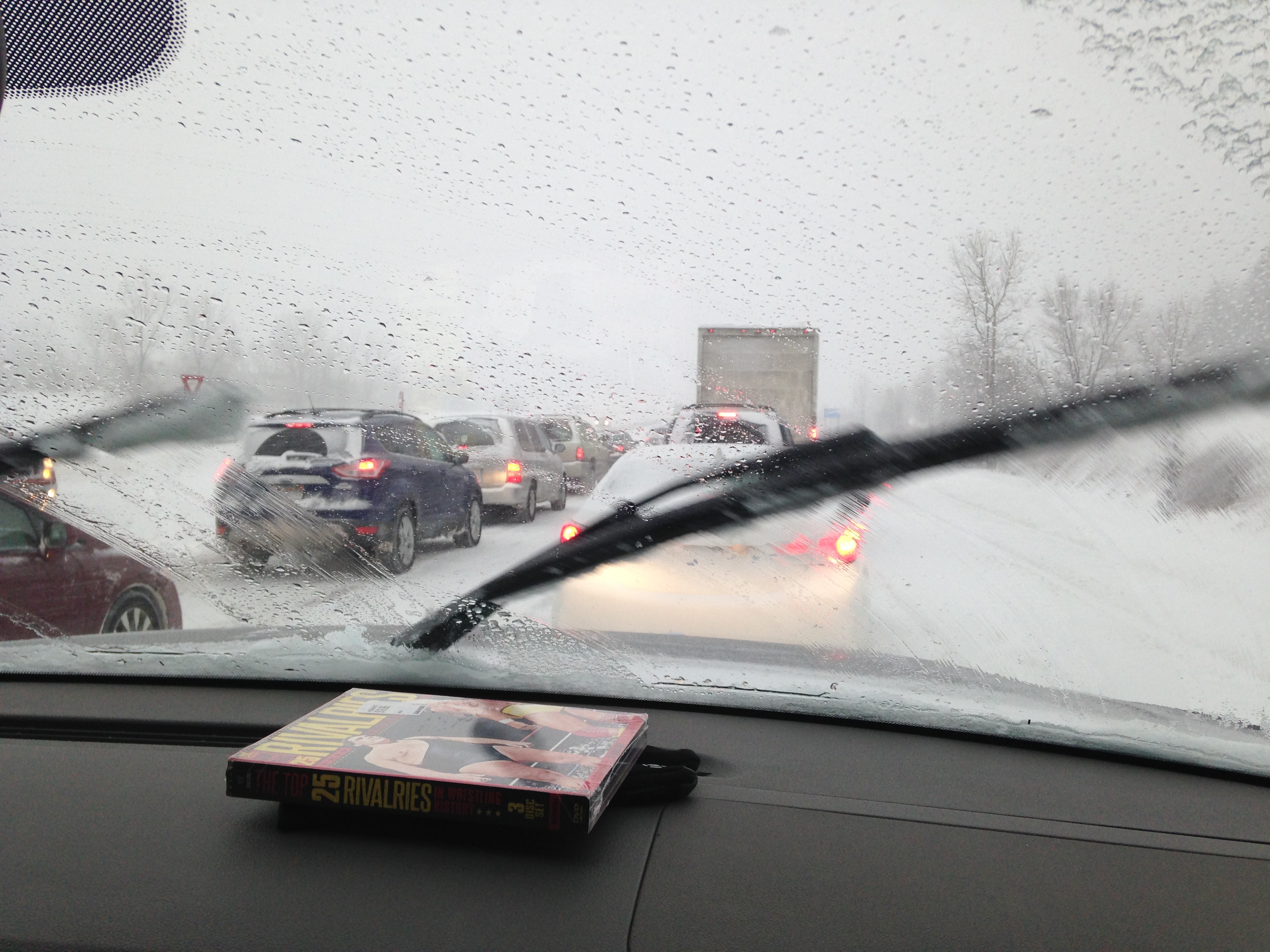 Slow going this morning!
