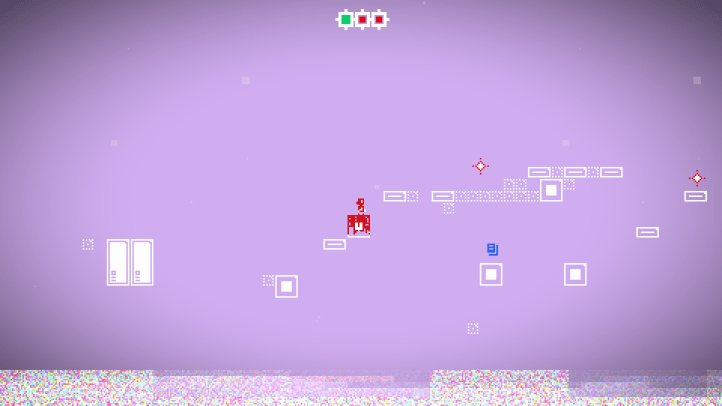 prog.1 screenshot with slowly disappearing block - Vector Arcade