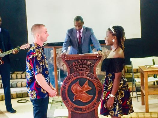 Coronavirus Lockdown: Young couple trek back home after their wedding in Uganda (photos)
