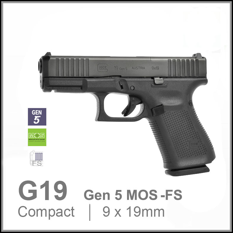 Glock 19 Gen 5 MOS | Best Price in South Africa | The Glock Shop
