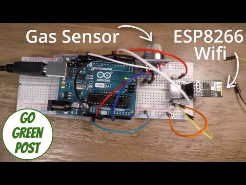 Easy Arduino Air Quality Monitor Tutorial WiFi Connected – Go Green Post