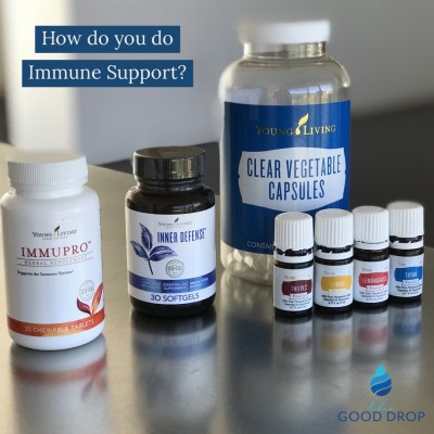 the GoodDrop, the Good Drop, essential oils, Young Living, Immune support, DIY capsules, melatonin