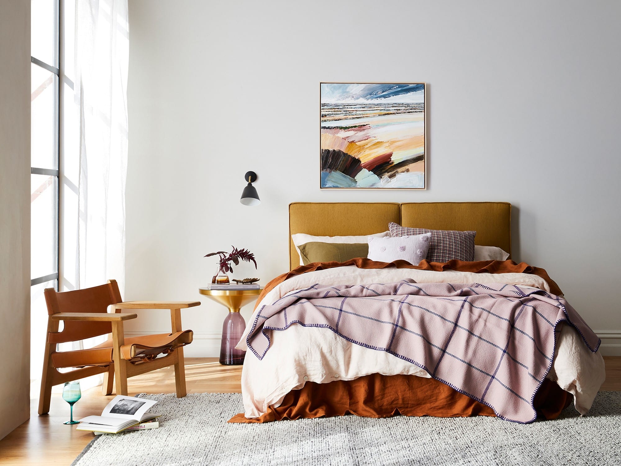 Perpaduan  Warna  dan  Corak pada Bed Cover dan  Selimut 