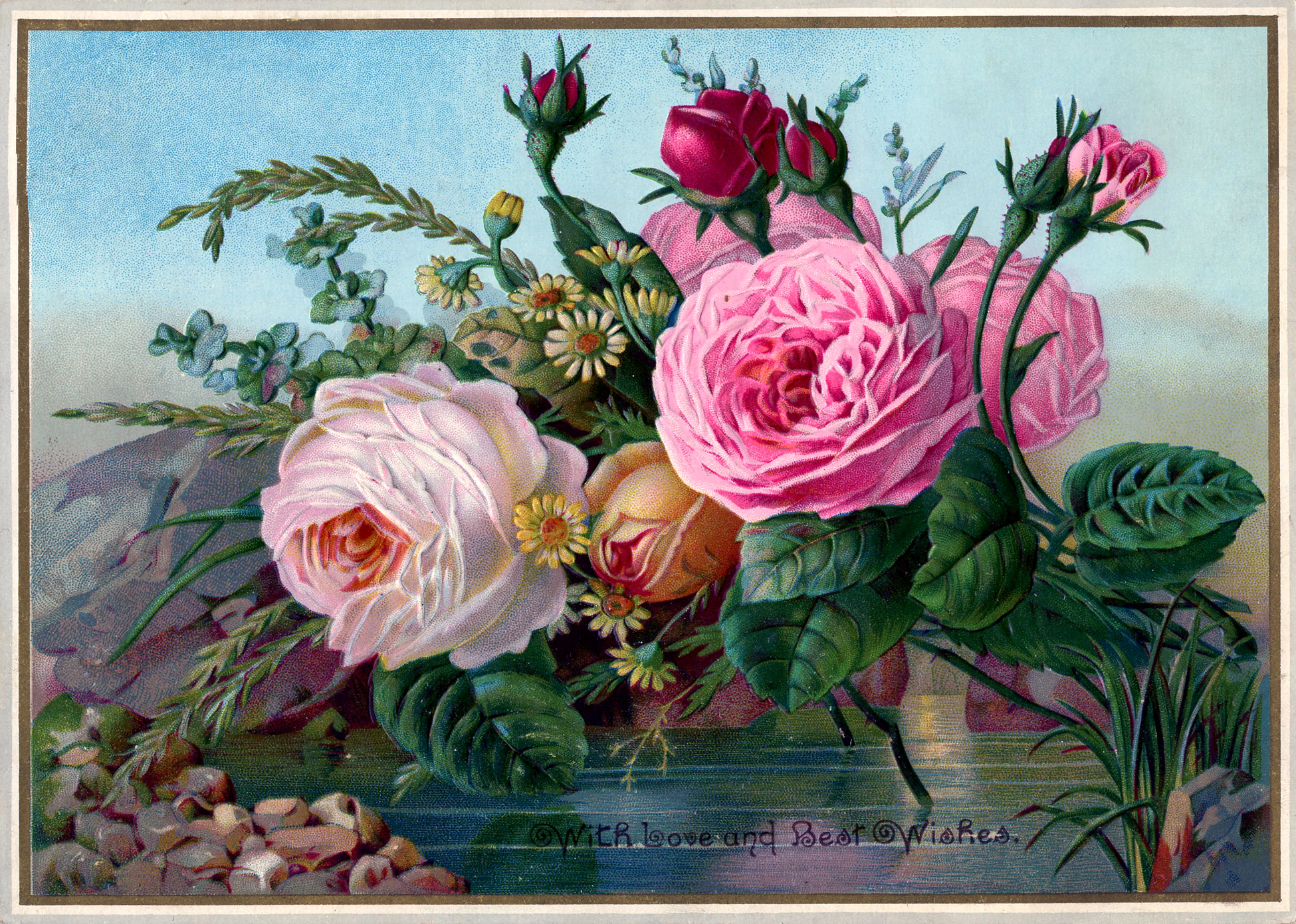 Country living editors select each pro. Free Public Domain Vintage Image - Stunning Roses - The ...
