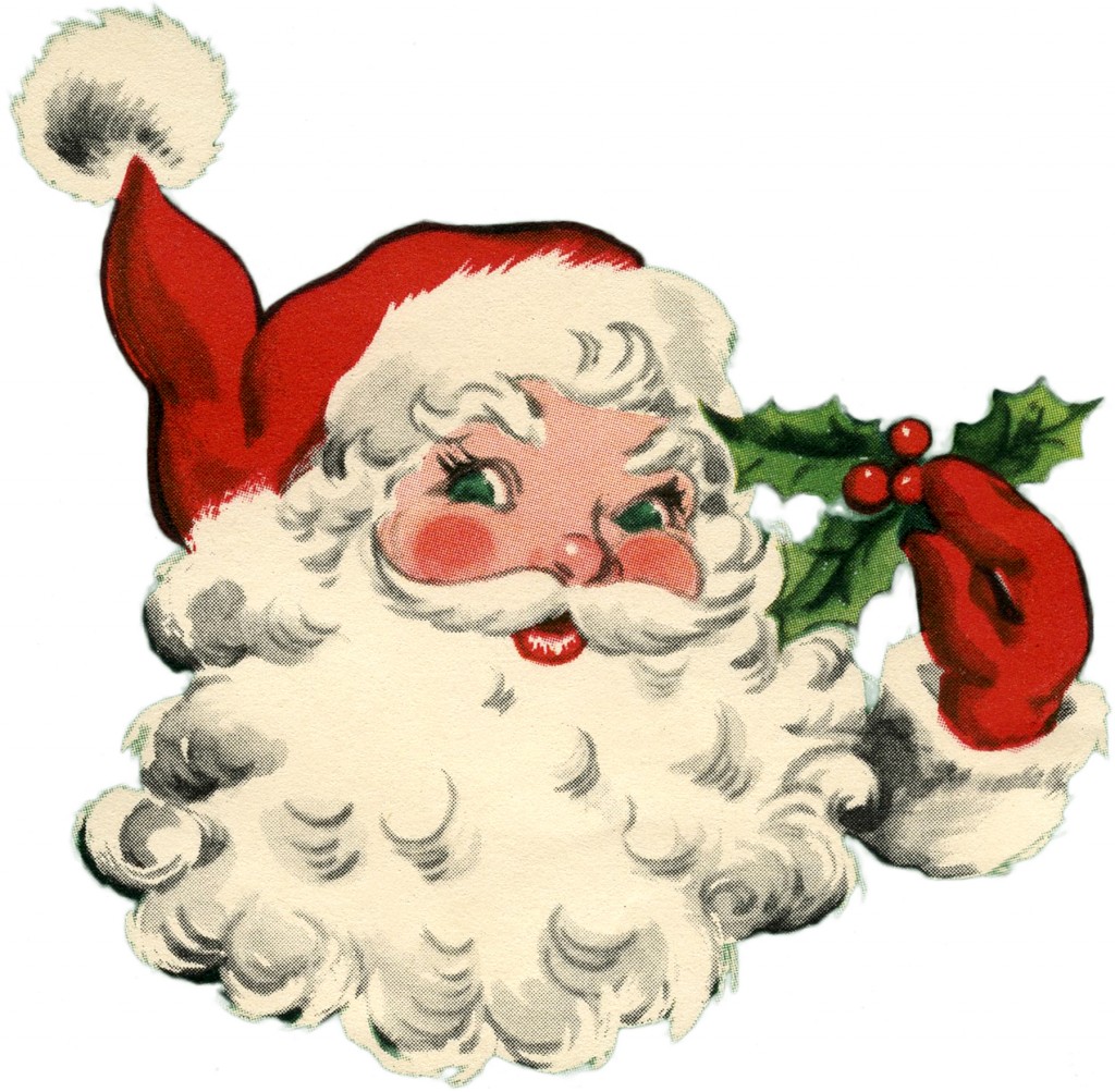 adorable santa image the graphics fairy