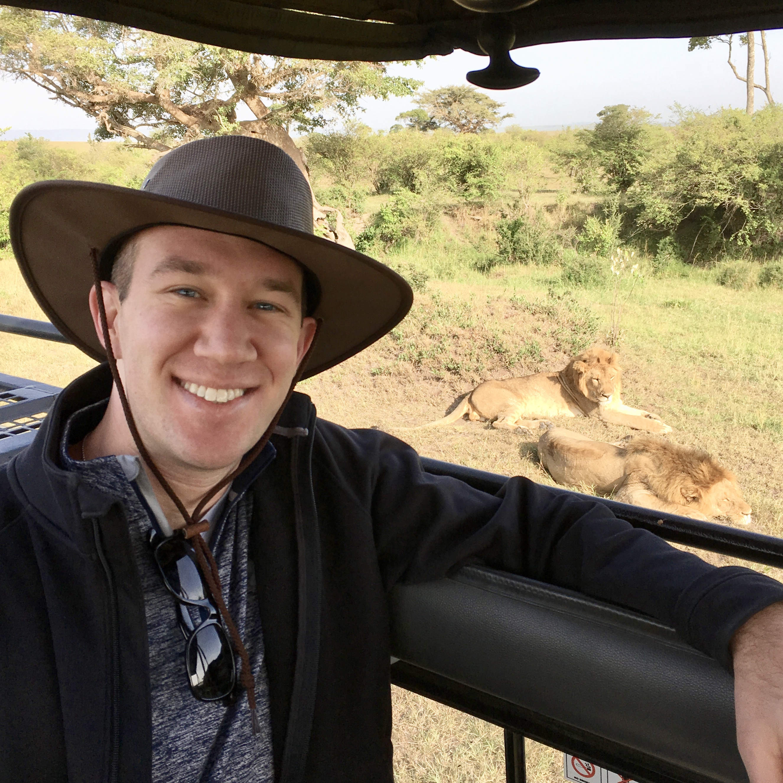 Hopefully this picture proves how close we were able to get to these guys!