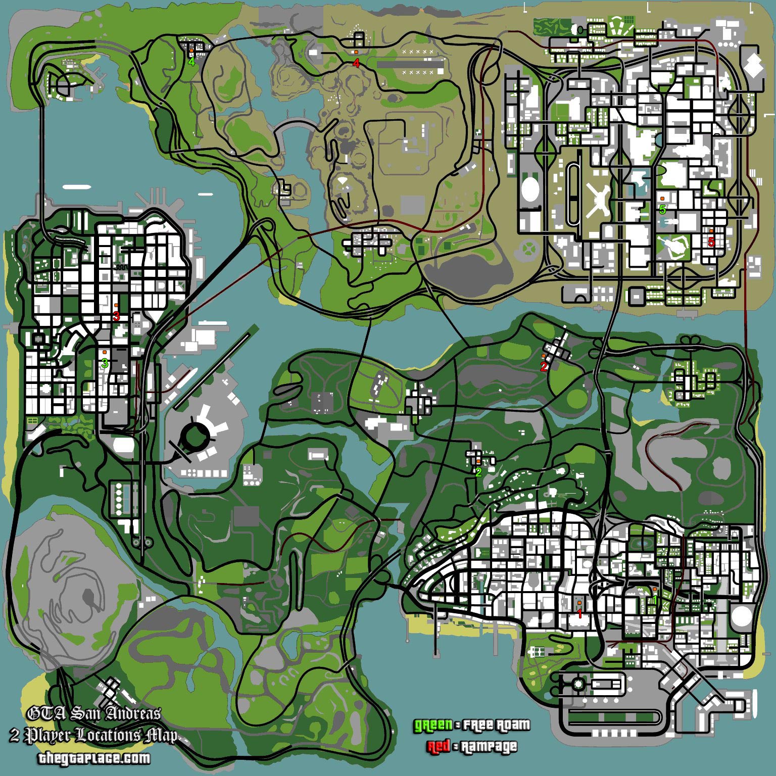 The GTA Place San Andreas Maps 2player 