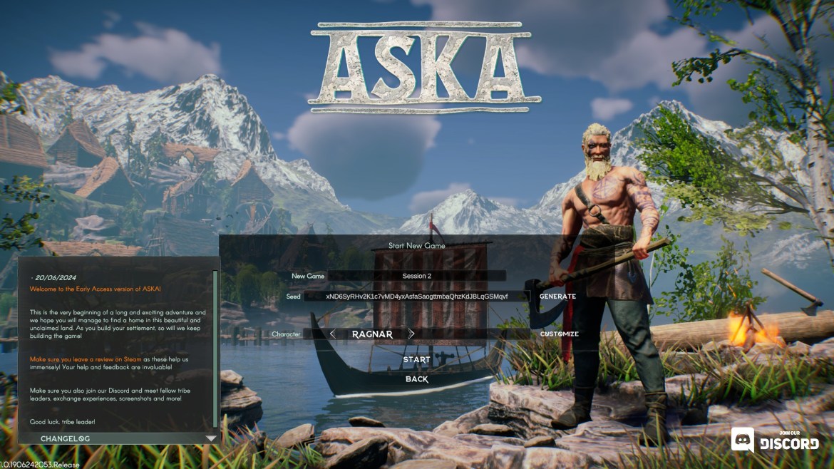 ASKA Ragnar Character