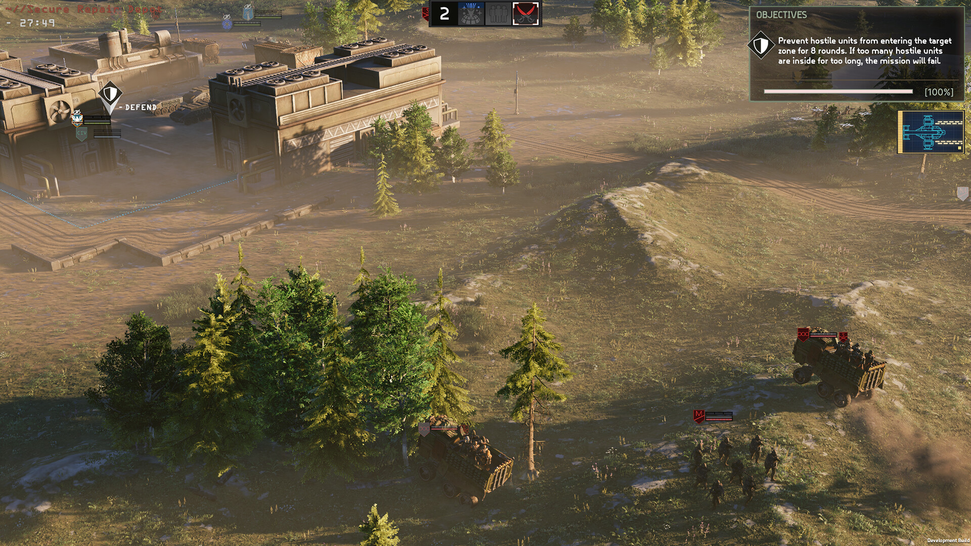 Menace Defensive Position