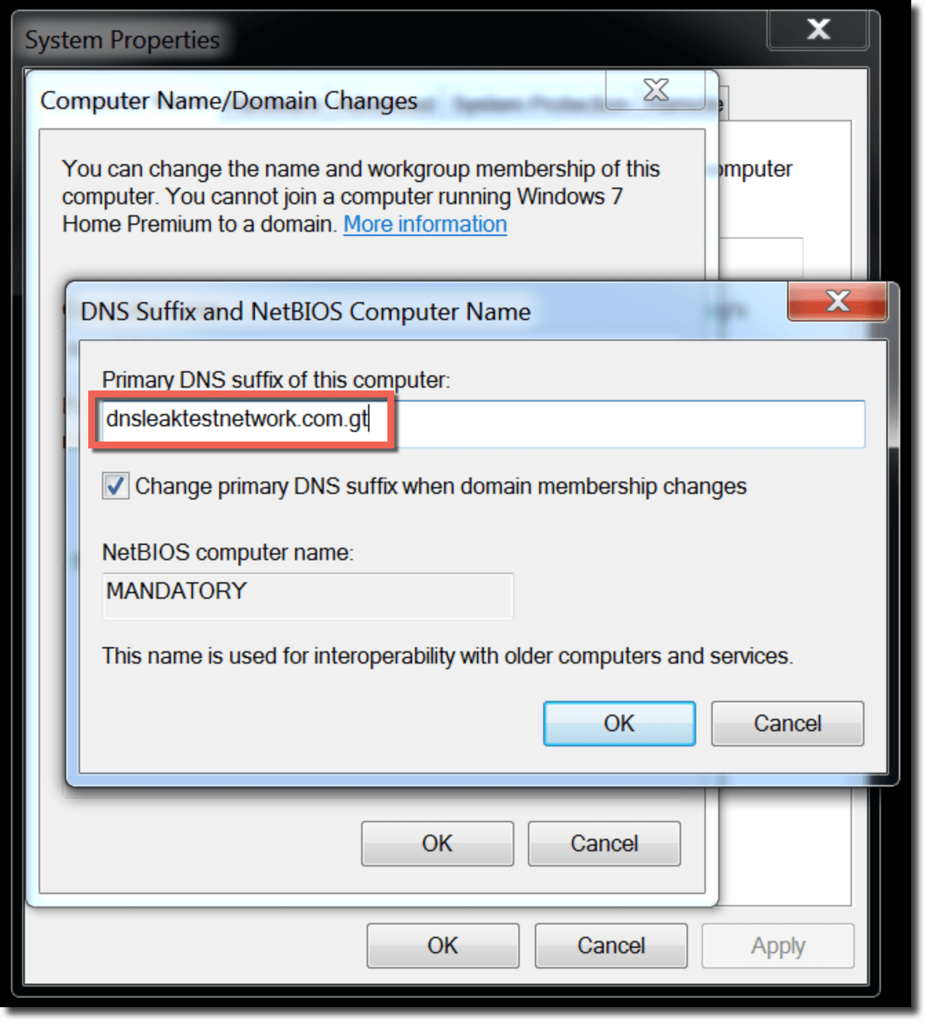How to put a computer on a domain