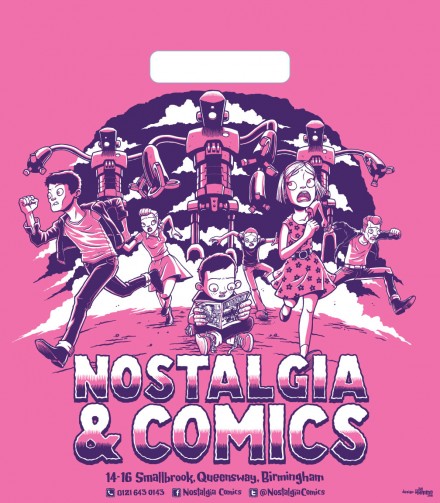 Comic Shop Carrier Bags