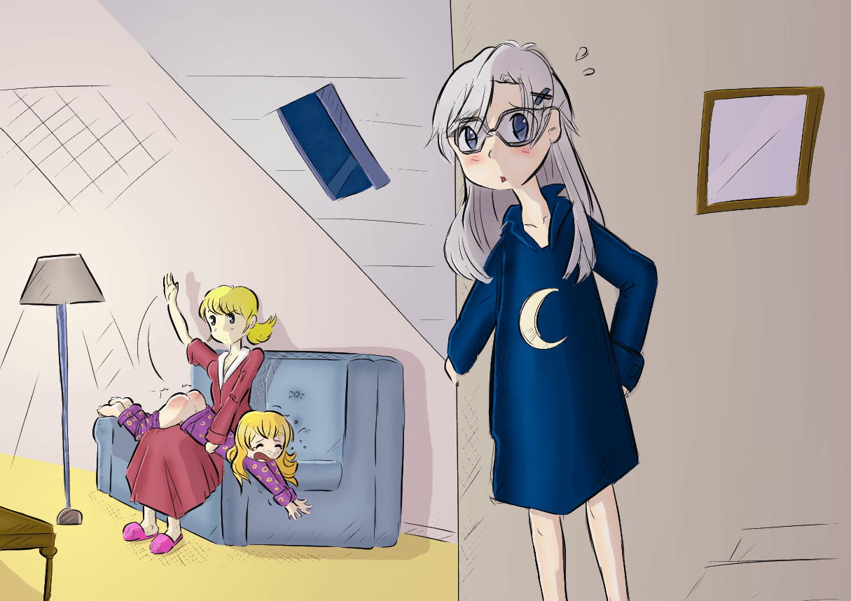 Handprints Spanking Art & Stories Page Drawings Gallery 191 - Spanking 