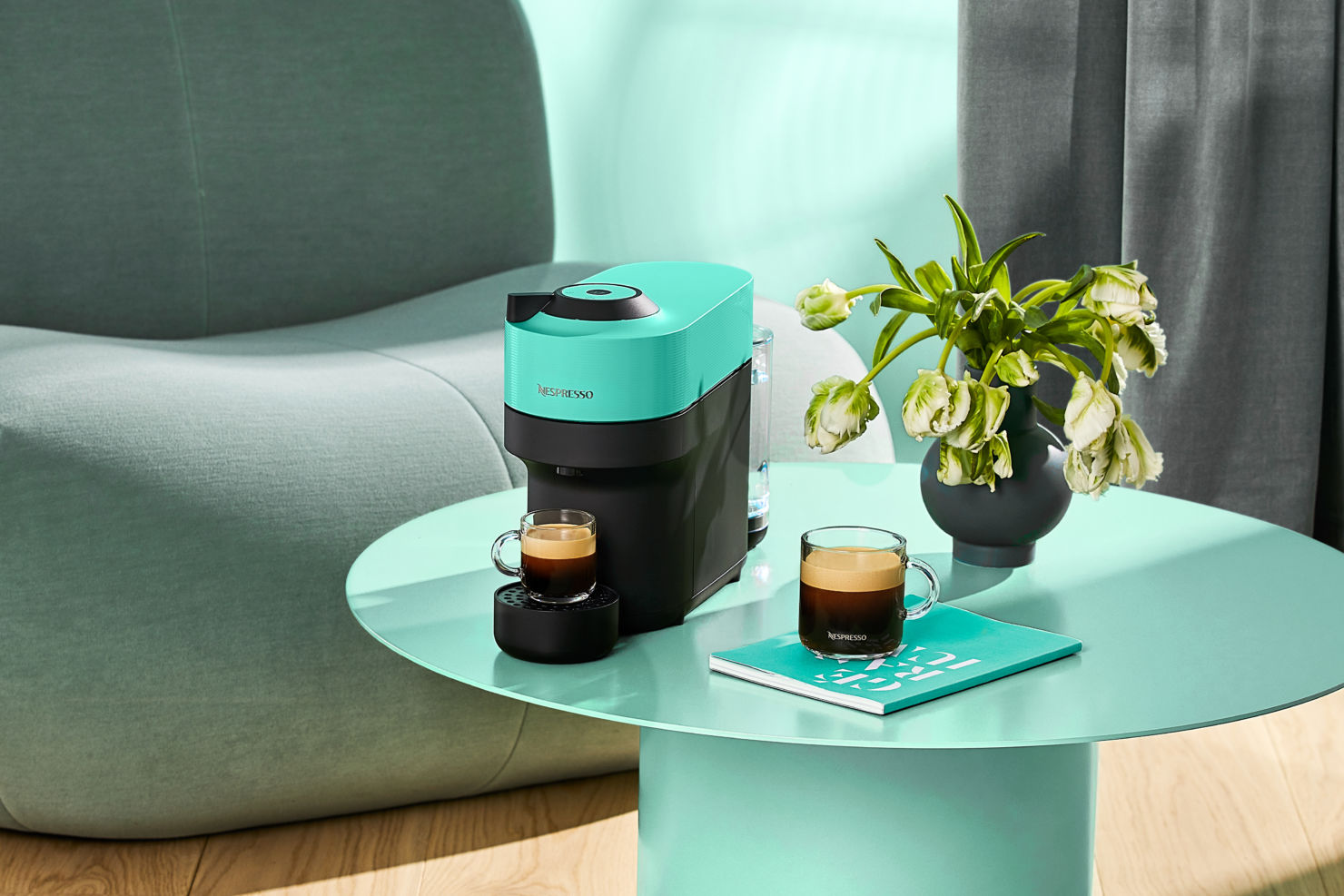 Nespresso Vertuo Pop tamaño, color y tecnología en la Vertuo más divertida