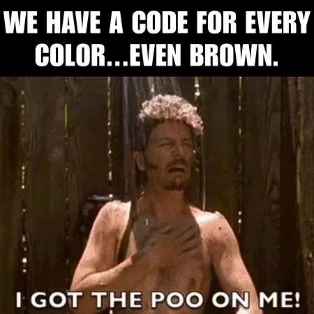 One of the 36 nurse memes featuring a photo of Joe Dirt with a disgusted facial expression taking an outside shower with a caption saying " I got the poo on me!"