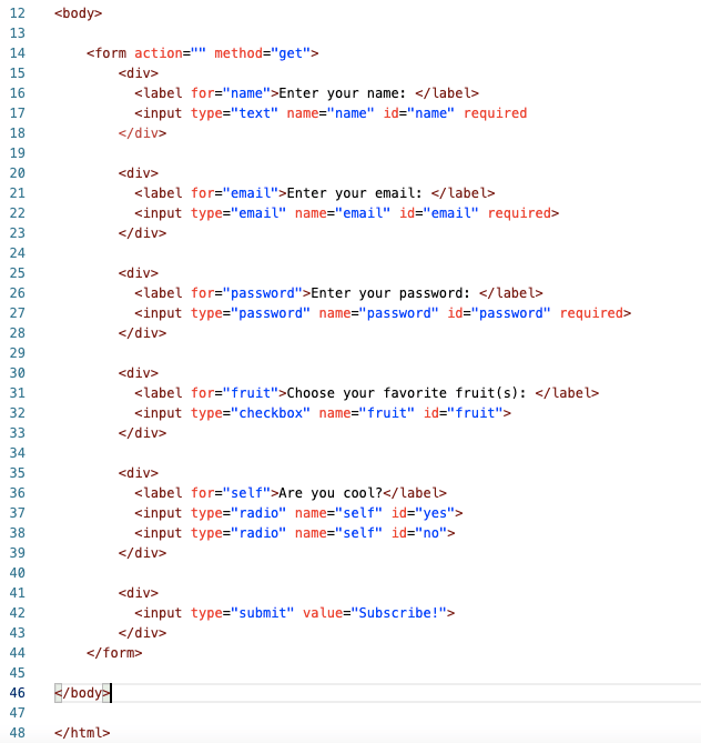An Easy Guide to HTML Forms For Beginners - The Helpful Tipper
