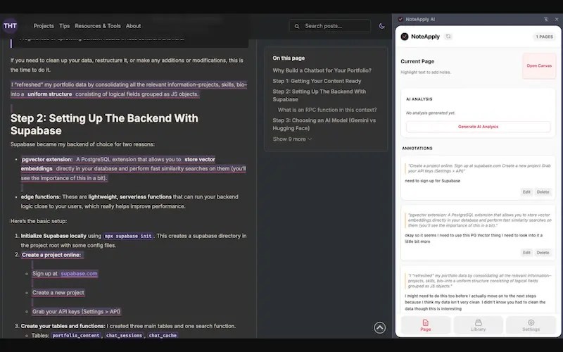 NoteApply AI screenshot