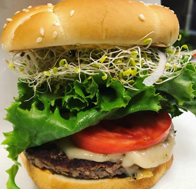 The Hens Roost Vegan Burger