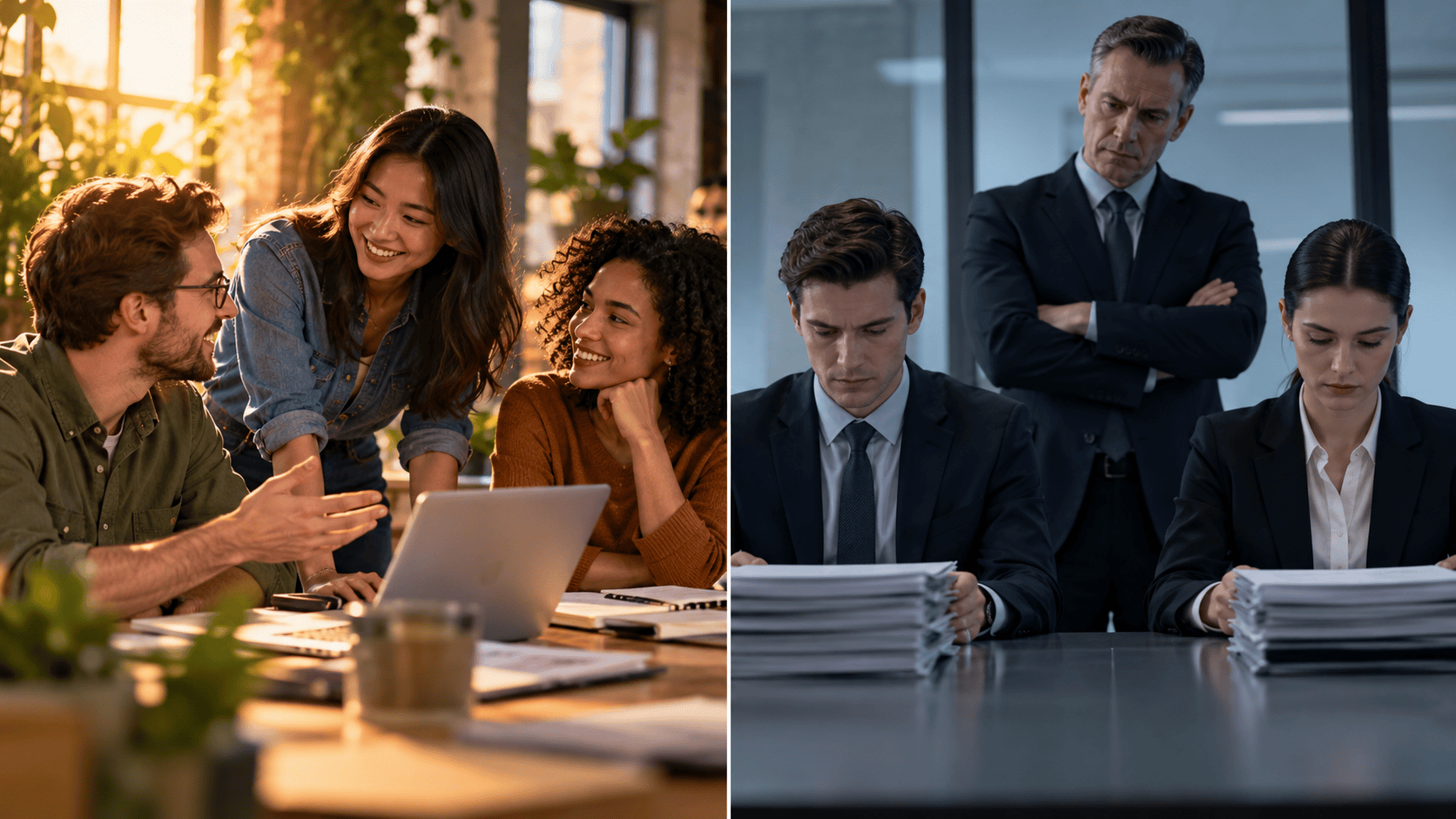 Warm Collaboration Cold Oversight