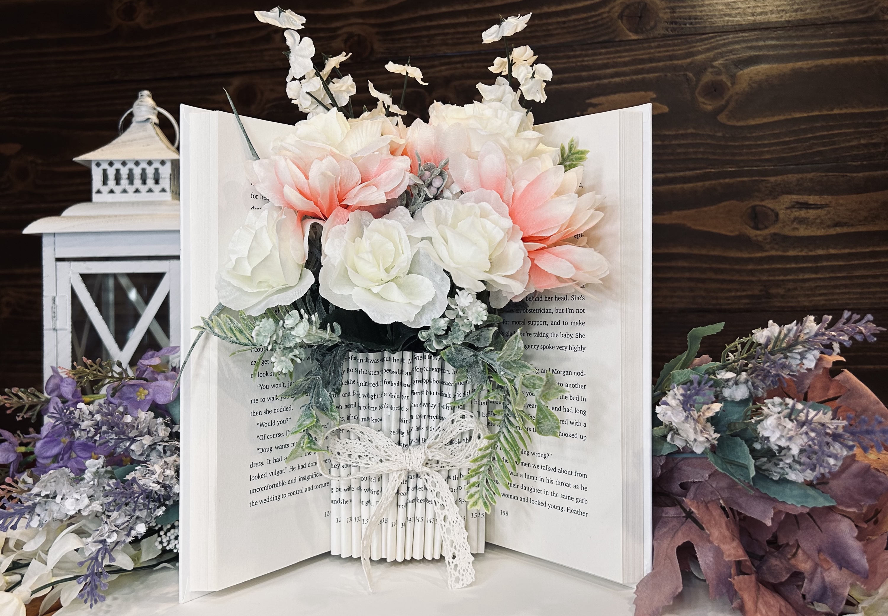Book Bouquet Decoration