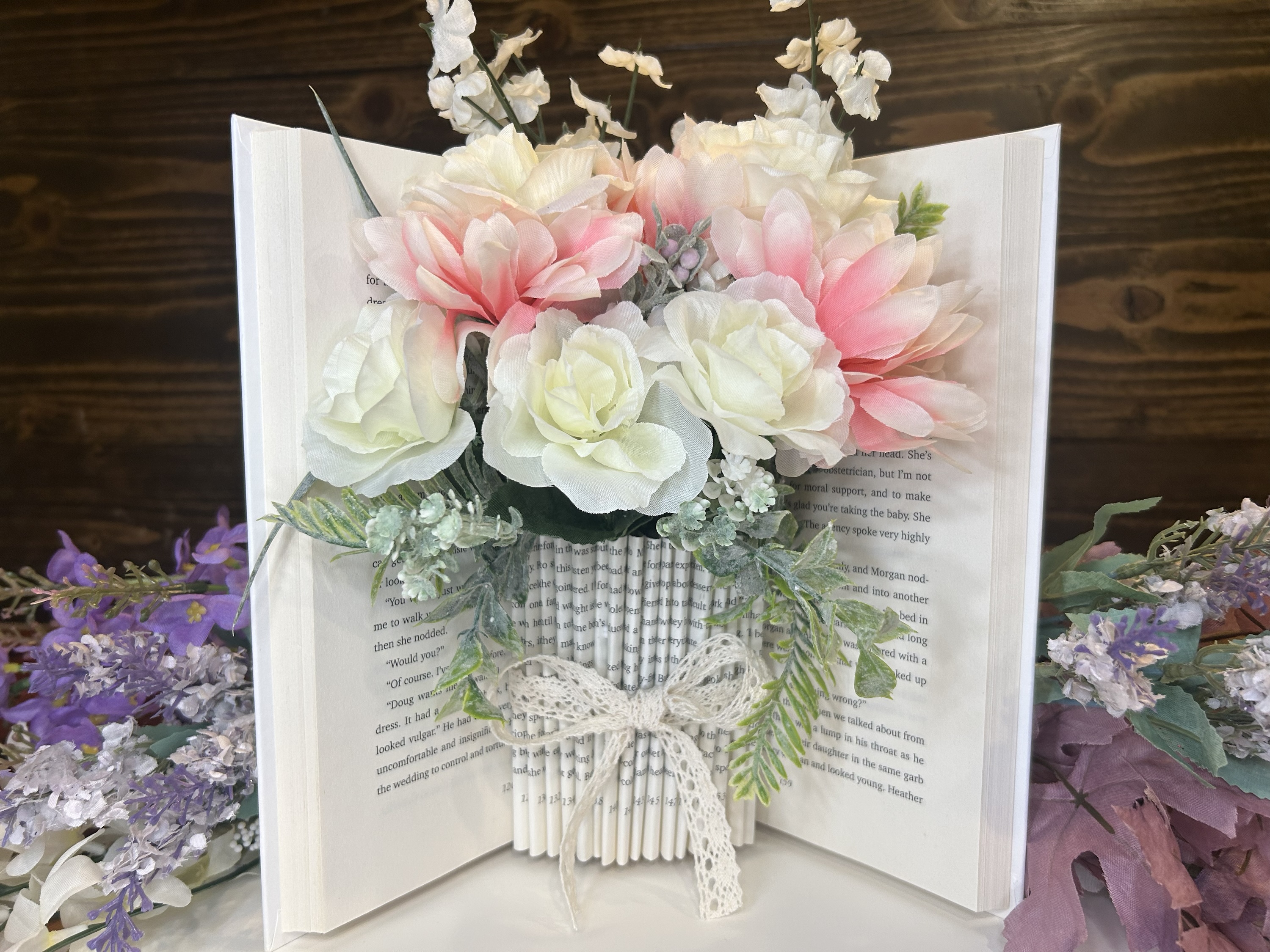 Book Bouquet Decoration