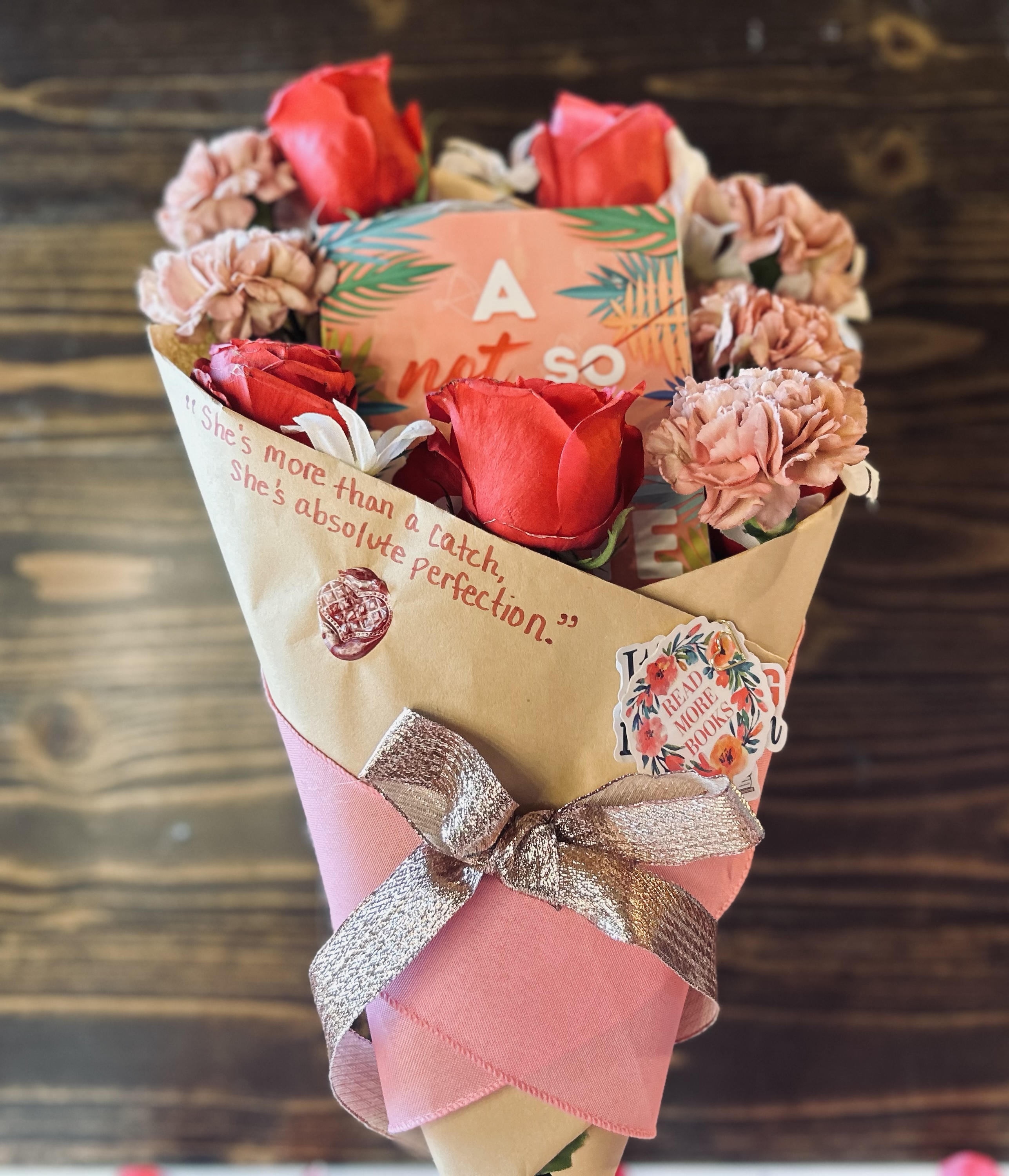 Book Bouquet-Romance