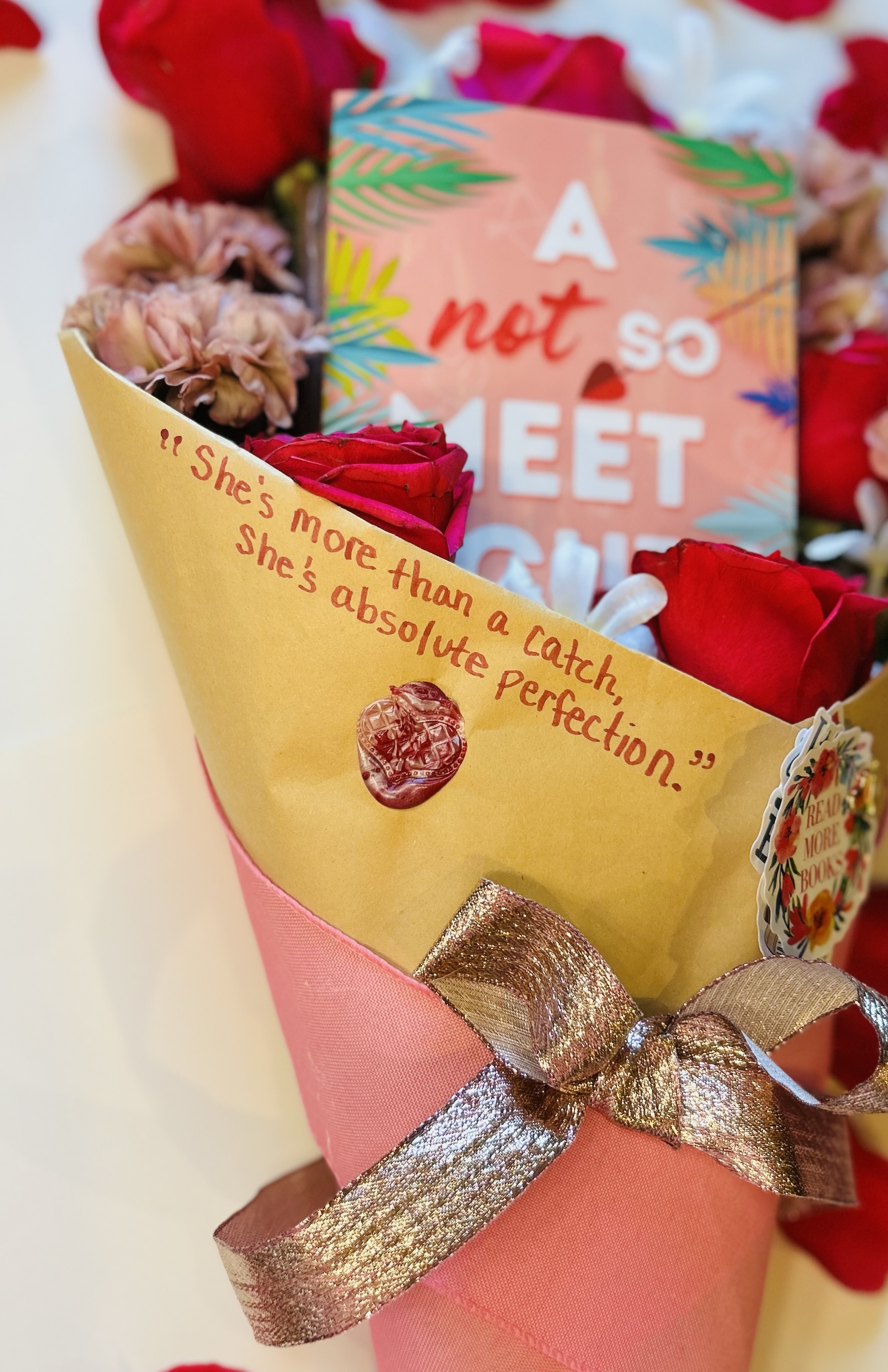 Book Bouquet-Romance
