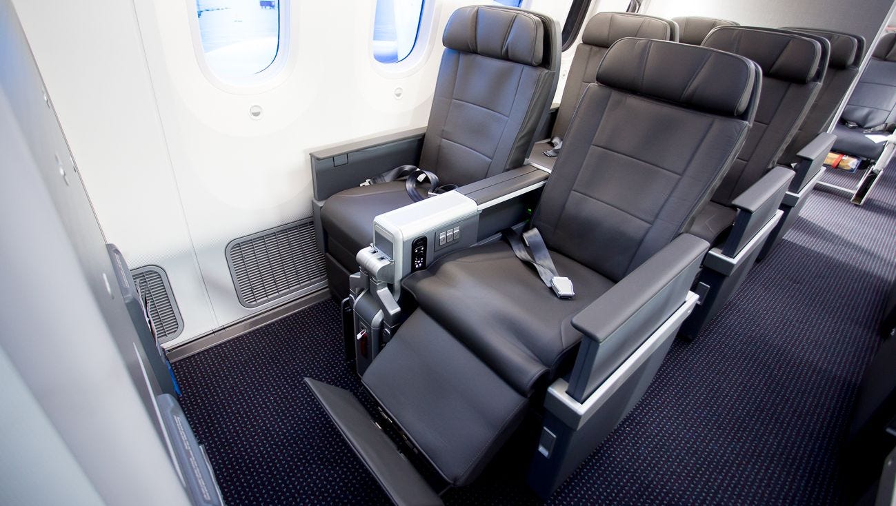 pix United Airlines Premium Economy Seats Pictures what s the difference between economy plus and premium economy the higher flyer