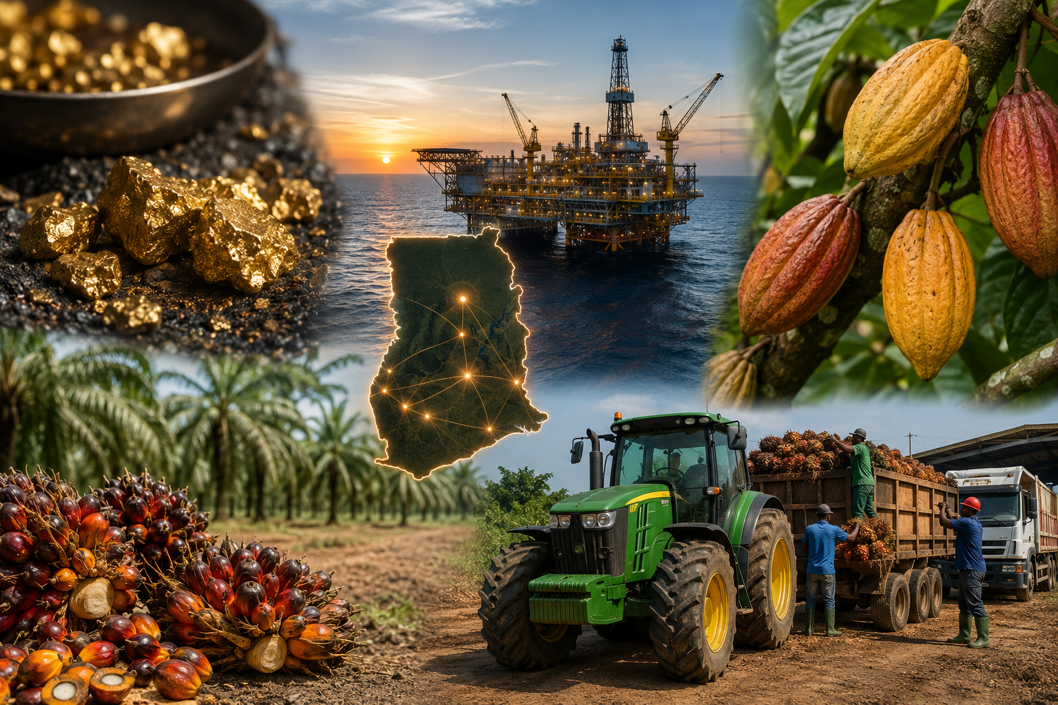 Ghana Widens Growth Base Beyond Gold, Building Oil, Cocoa And Agribusiness Sectors To Cushion Future Price Shocks | The High Street Journal