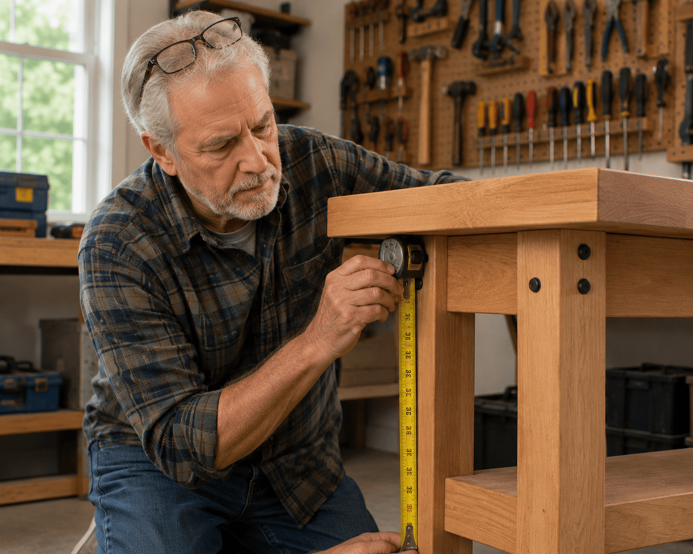 workbench height calculator