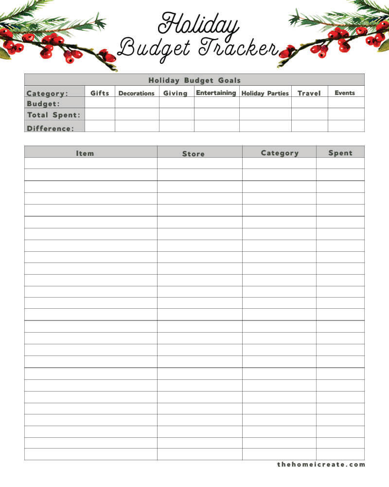 Party Sign Up Sheet Template