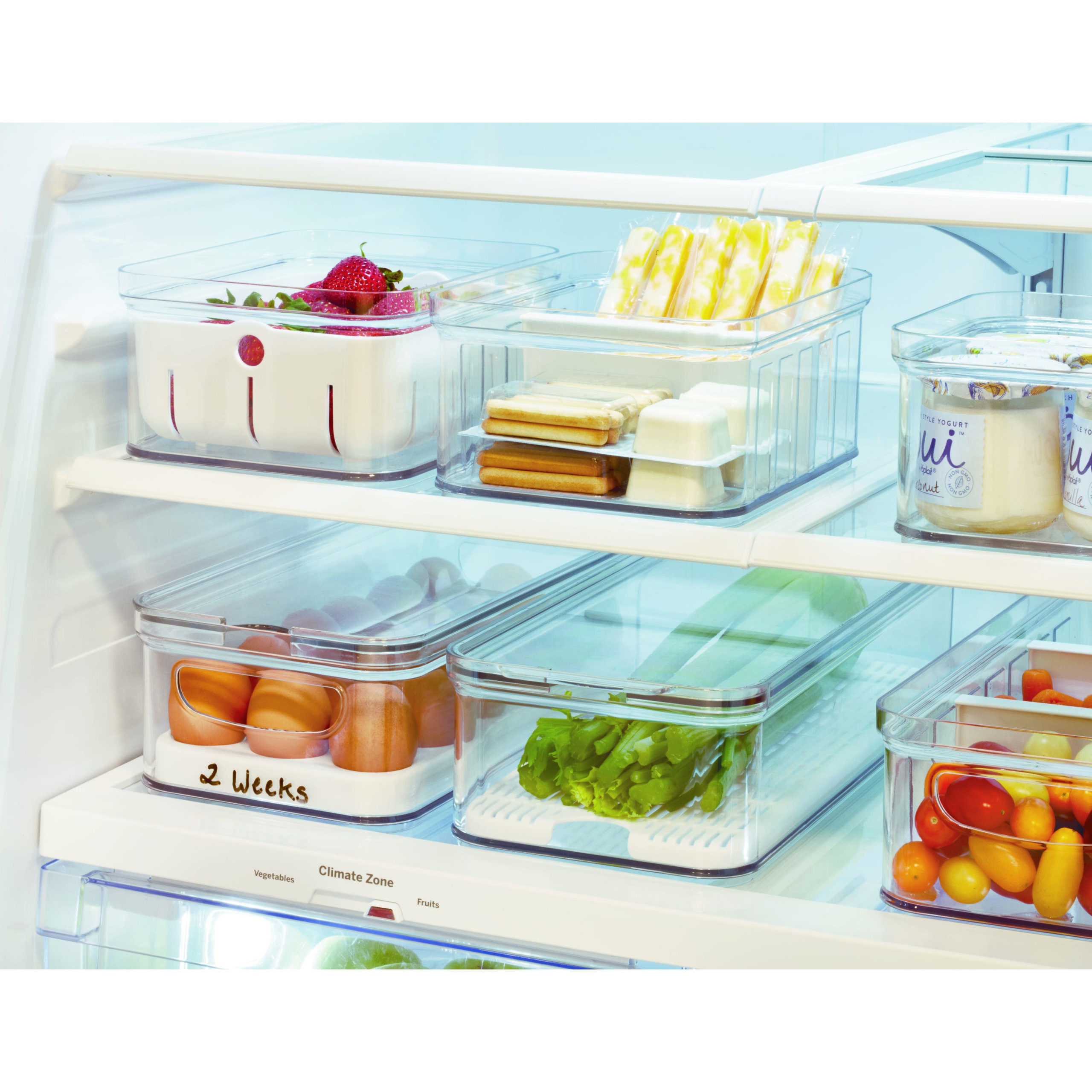 koelkastorganizers met verdeelvakken