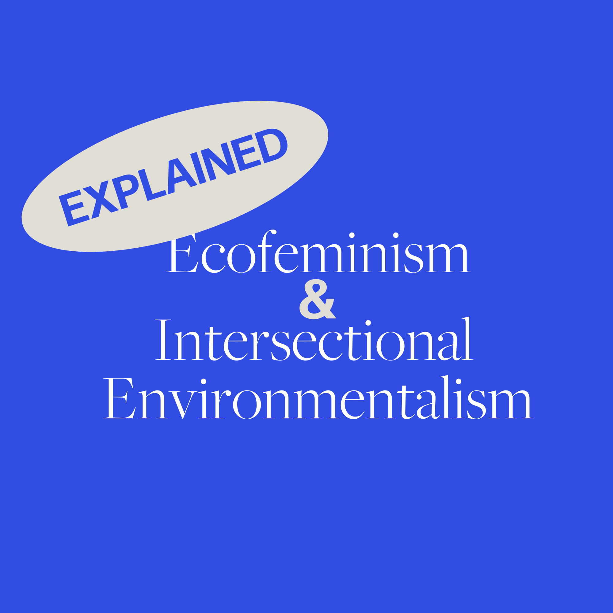 Intersectional Environmentalism