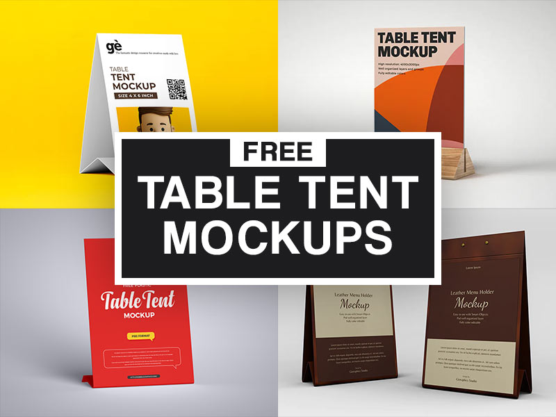 Free wooden stand table tent mockup · july 16, 2021. 15 Table Tent Mockups Free And Premium 2021 Hotskills