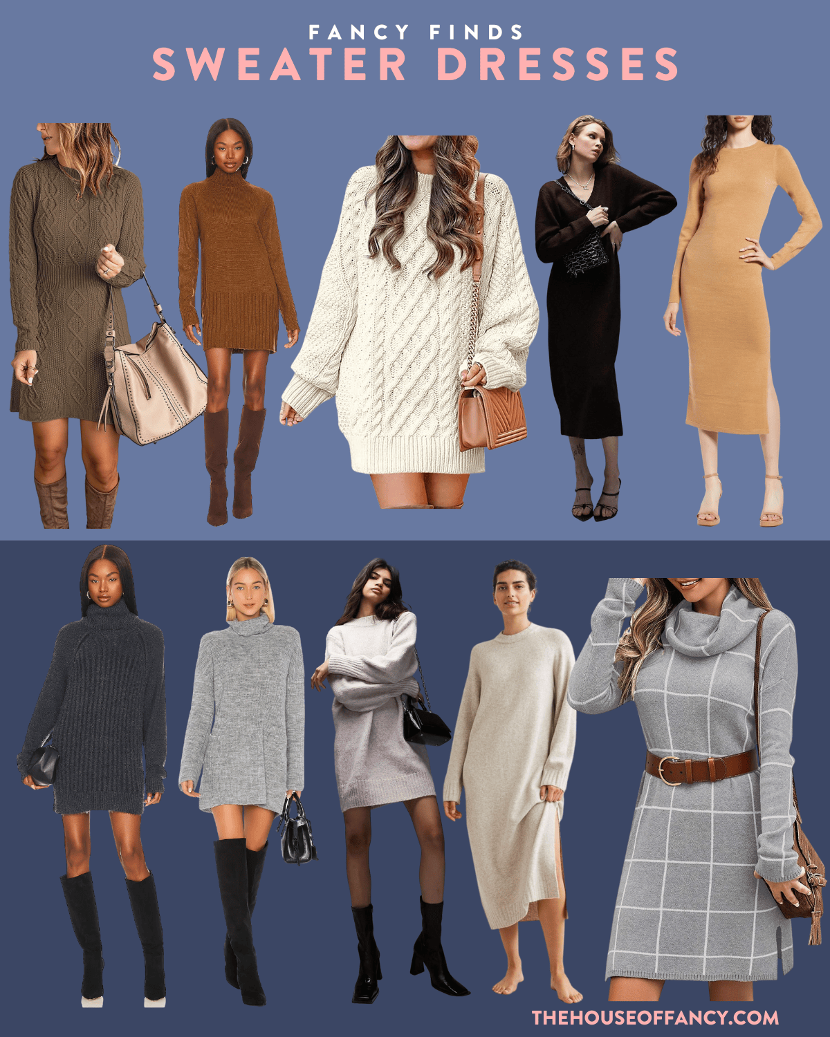 10 must have sweater dresses for winter