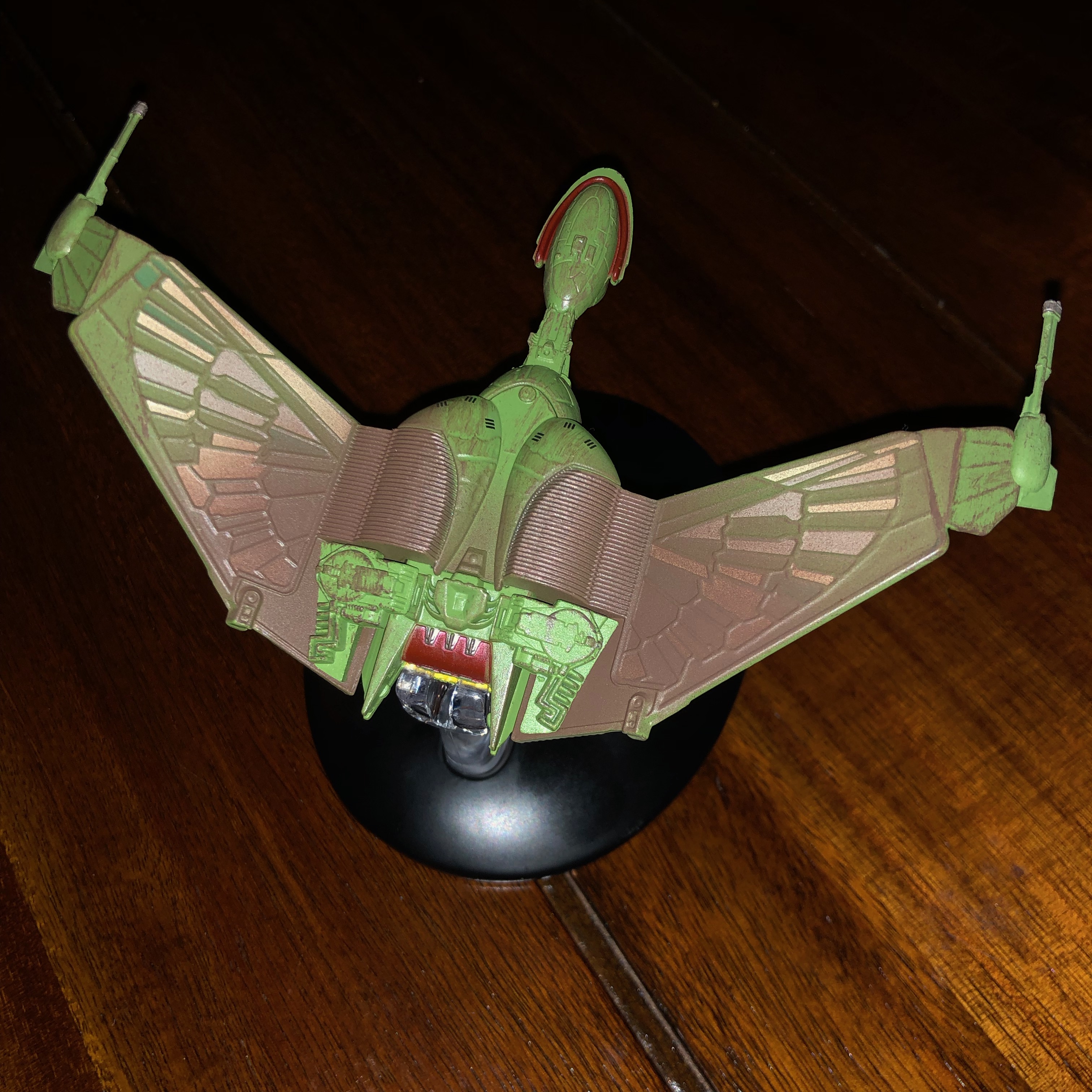 The model on display AFT view.