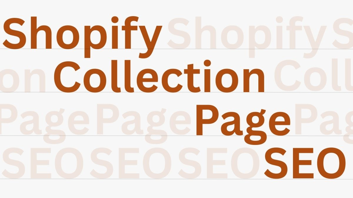 Shopify Collection Page SEO