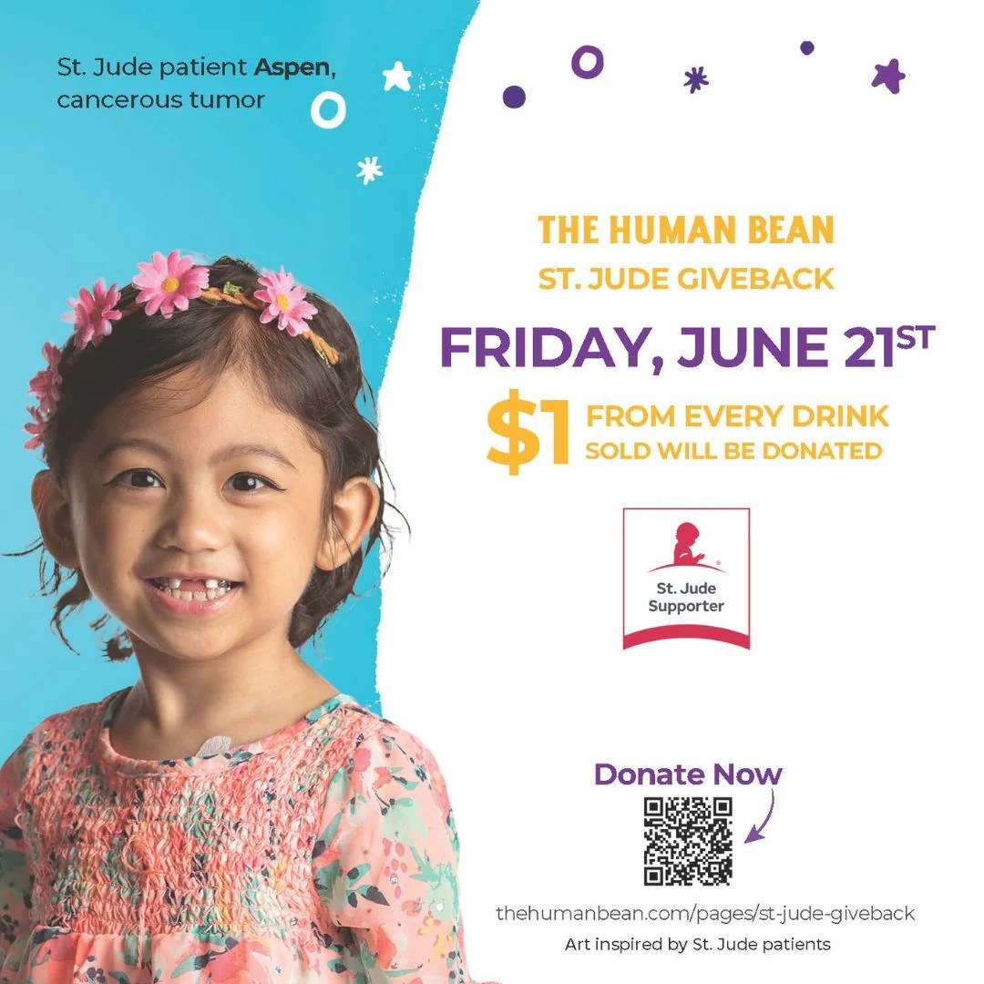 The Human Bean Announces Giveback Partnership With St Jude Children S