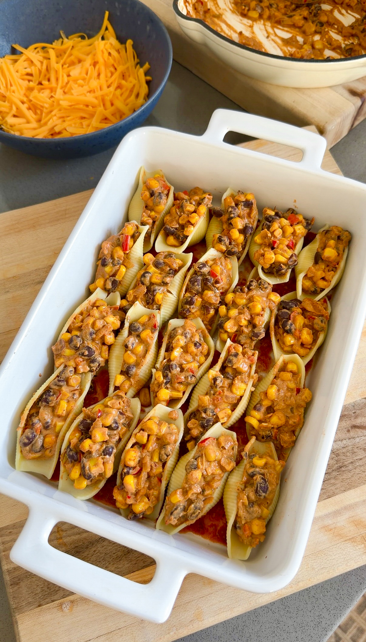 Taco Stuffed Shells
