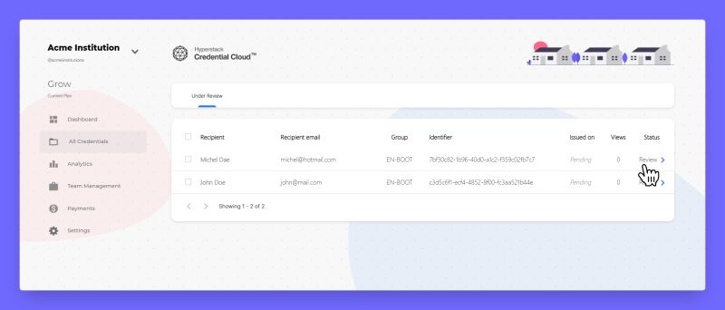 Issuing Your First Credential Hyperstack Smart Digital Certificates - Stunning High Resolution Landscape Arts | Free Download