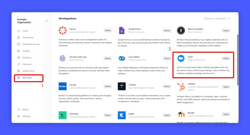 Zoom Integration Hyperstack Smart Digital Certificates Badges - Download Artistic Light Image | HD