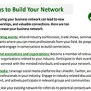 Top 10 Ways To Build Your Network - IBA