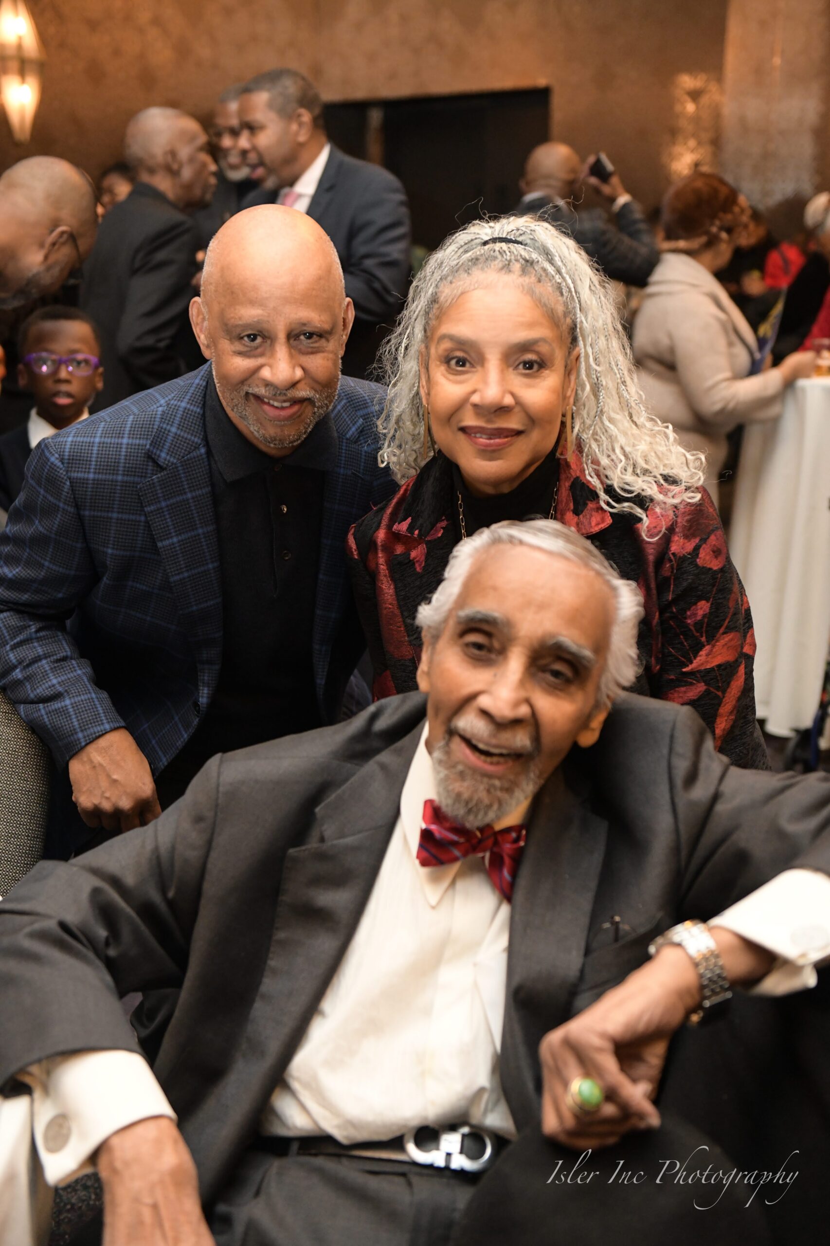 Tony Award winning actor, play and screenwriter Ruben Santiago-Hudson; HARLEM WEEK 50th Anniversary Historic Honorees Phylicia Rashad & Hon. Charlie B. Rangel